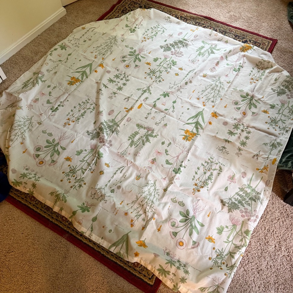 IKEA botanicals shower curtain